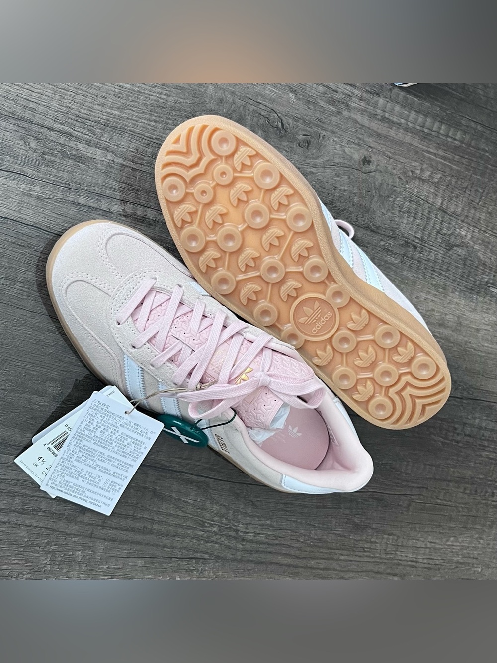 NIB New Adidas Gazelle Indoor shoes Sneakers women Pink 6 - Picture 3 of 6
